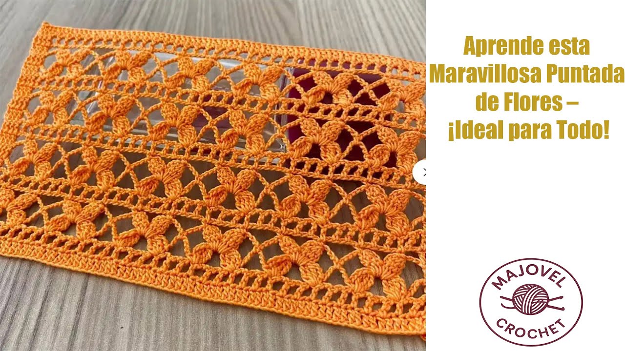 🌼 Aprende esta Maravillosa Puntada de Flores – ¡Ideal para Todo!