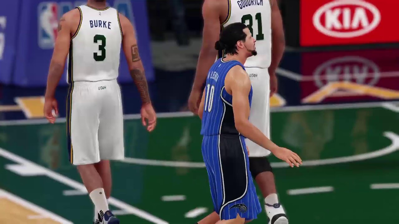 NBA 2K Mi Carrera Gameplay último nível, Utah Jazz Jogo 42 Temporada Regular, Quarta temporada