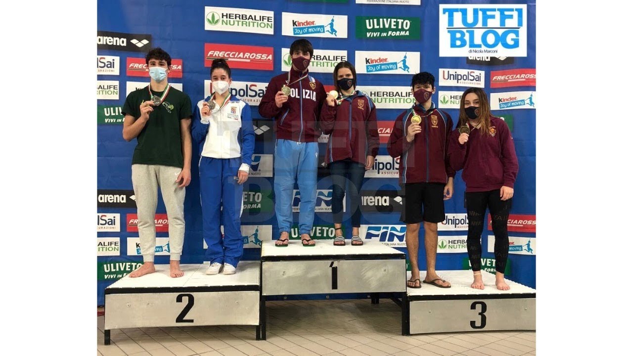 3m and Platform Synchro Mixed finals - Italien Absolute Indoor Championships - Trieste, 7 Mar 2021