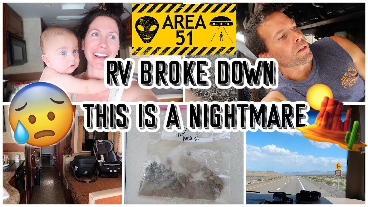OUR RV BROKE DOWN IN THE MIDDLE OF NOWHERE, THIS IS A NIGHTMARE / CHANNON ROSE VLOGS