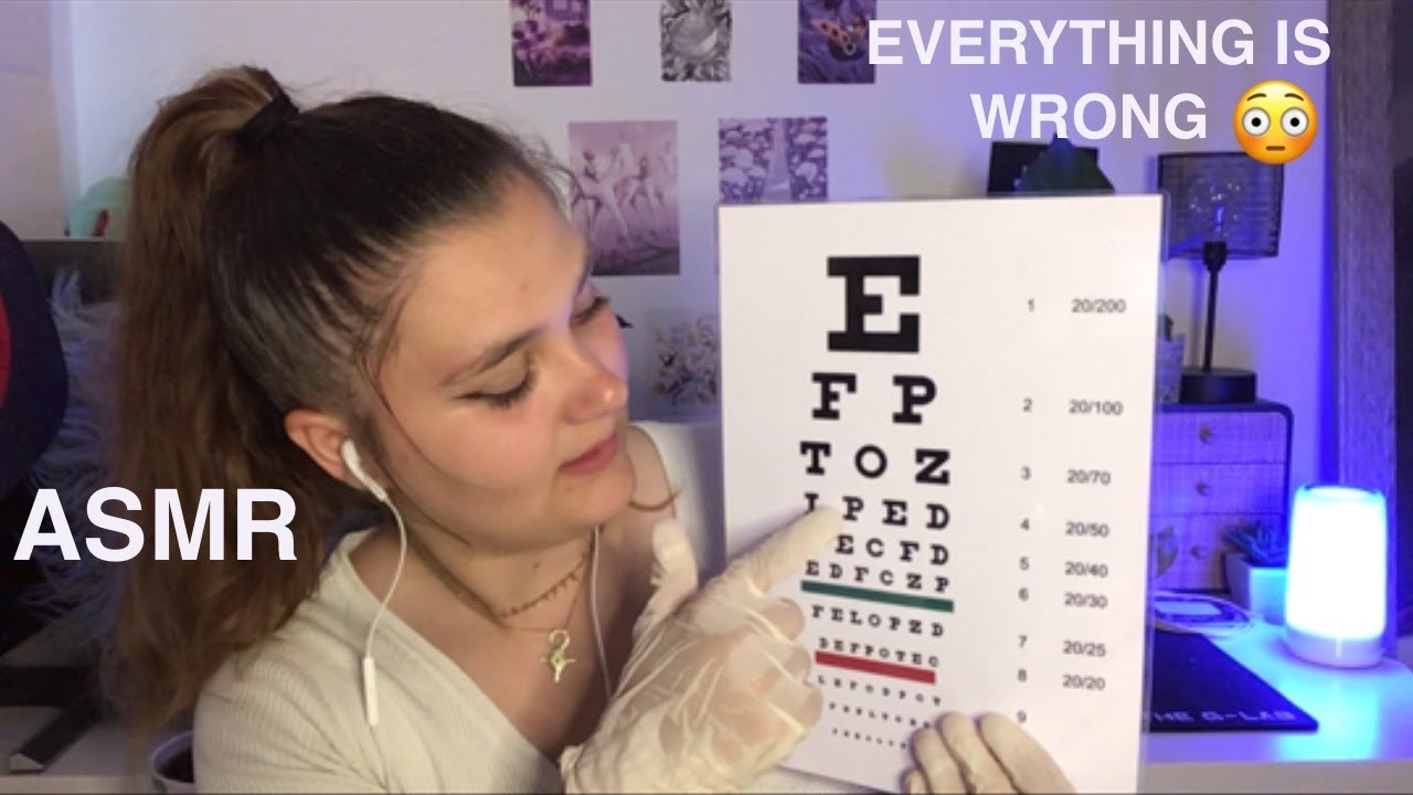 ASMR (FR) SOFT SPEAKING - EXAMEN DES YEUX : RIEN NE VA/EVERYTHING IS WRONG