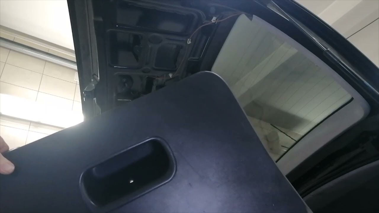 Opel Meriva Vauxhall Meriva Tailgate Panel Removal