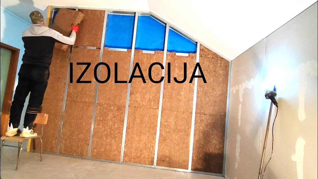 UNUTRASNJA TOPLOTNA I ZVUCNA IZOLACIJA (PREGRADNI ZID) URADI SAM
