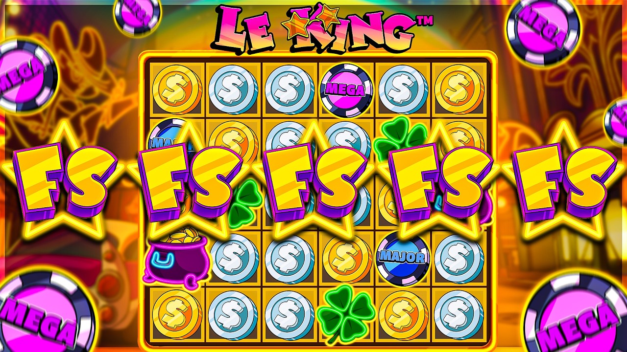 BIGGEST 5 SCATTER BONUS WIN On LE KING SLOT!!