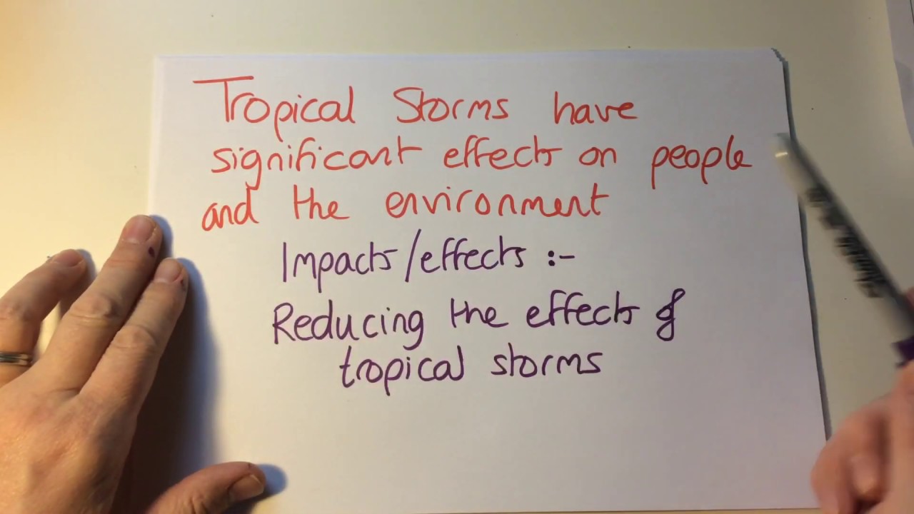 Reducing the impacts of tropical storms MP3!