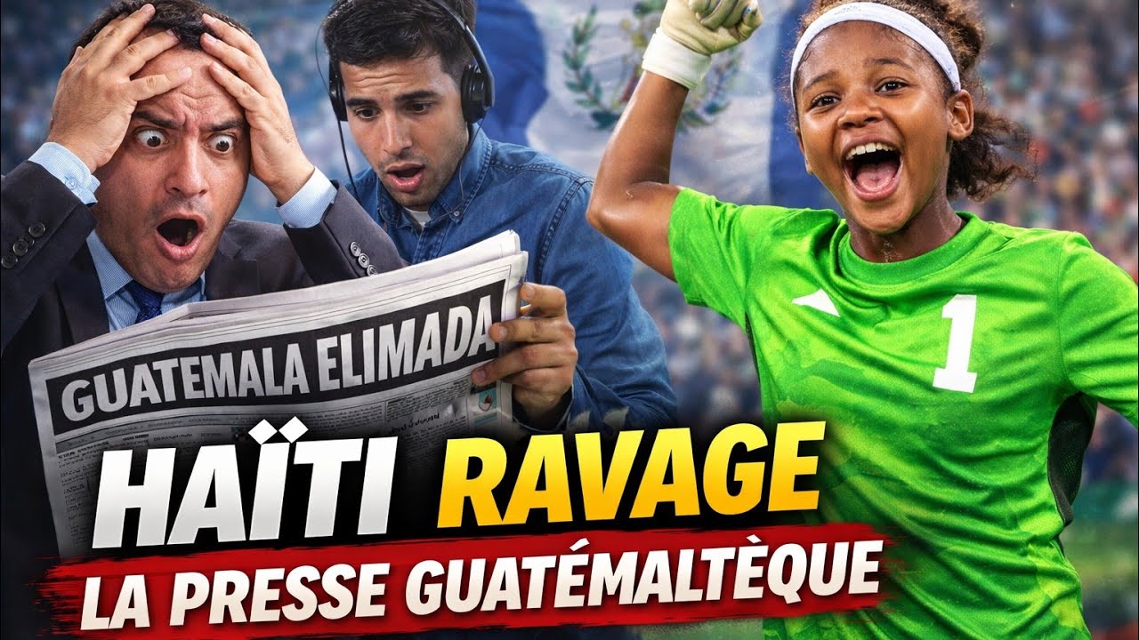 La presse guatémaltèque choquée après la démonstration d’Haïti (3-0)