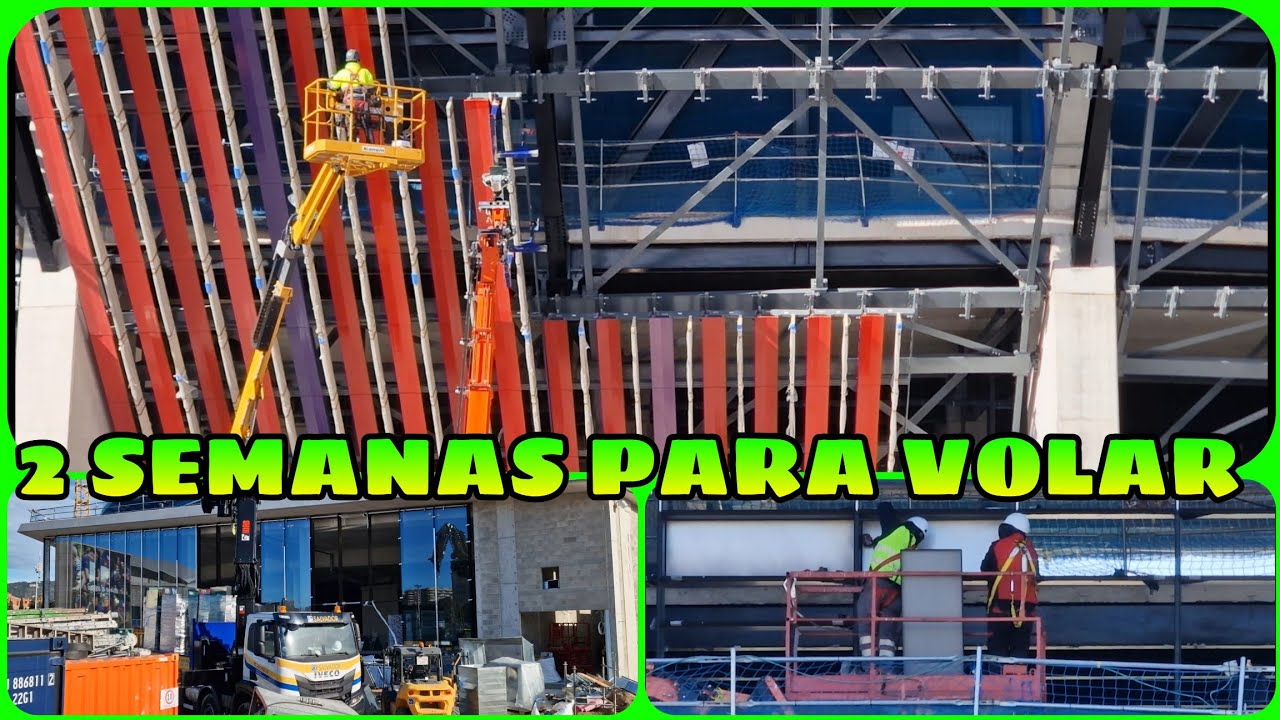🔴OBRAS CAMP NOU (9 de Febrero)⚠️2 semanas sin parones