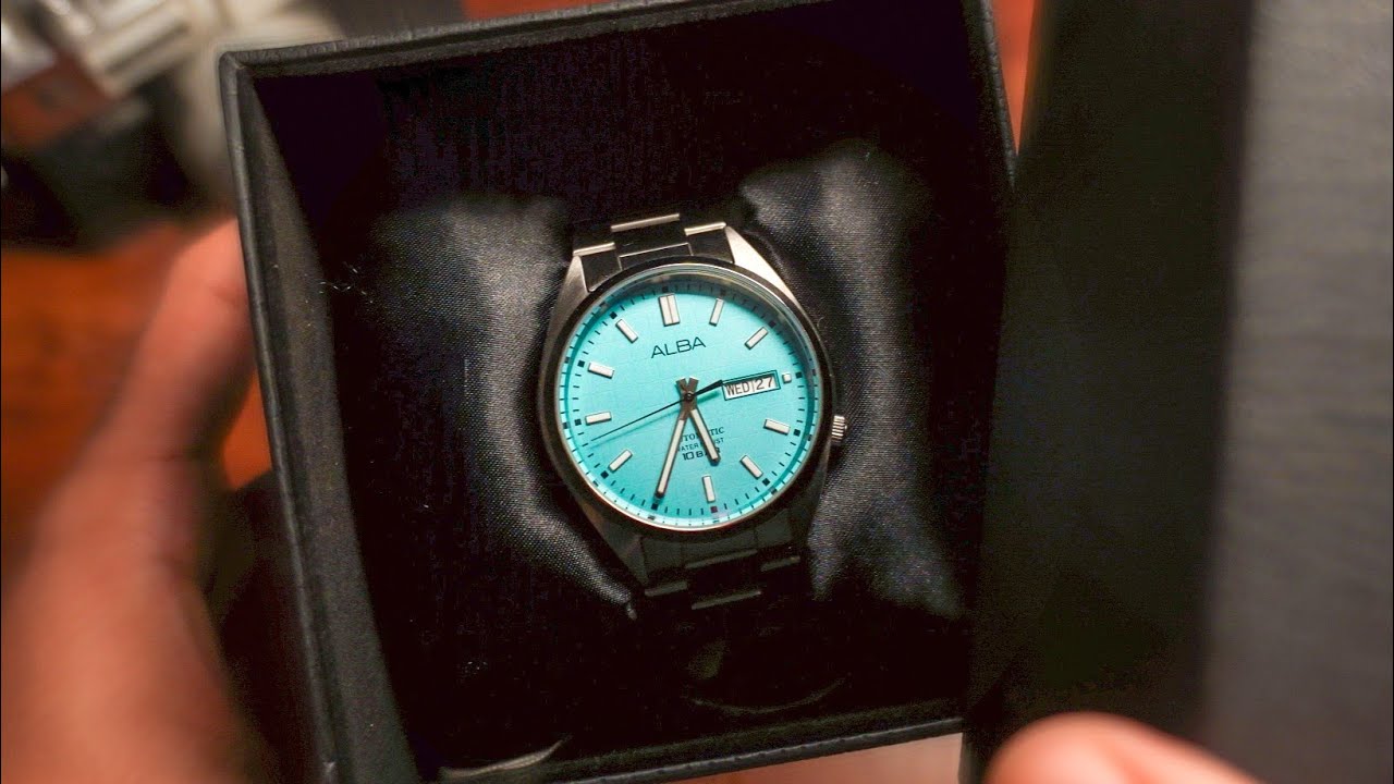 Unboxing the Best Tiffany Blue Dial Watch in India| Alba AL4321X1