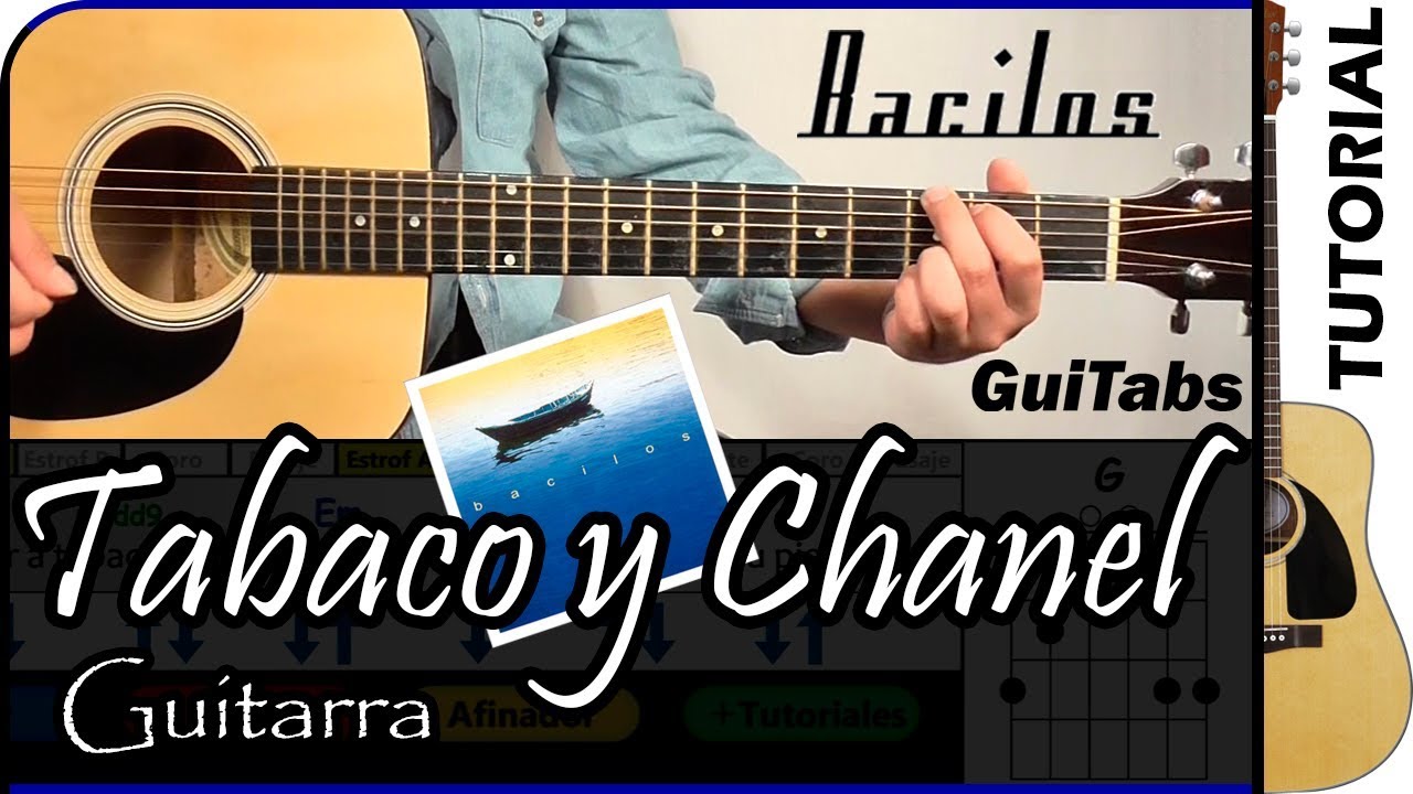 Cómo tocar TABACO Y CHANEL 🚬 - Bacilos / Tutorial GUITARRA 🎸 / GuiTabs N°035