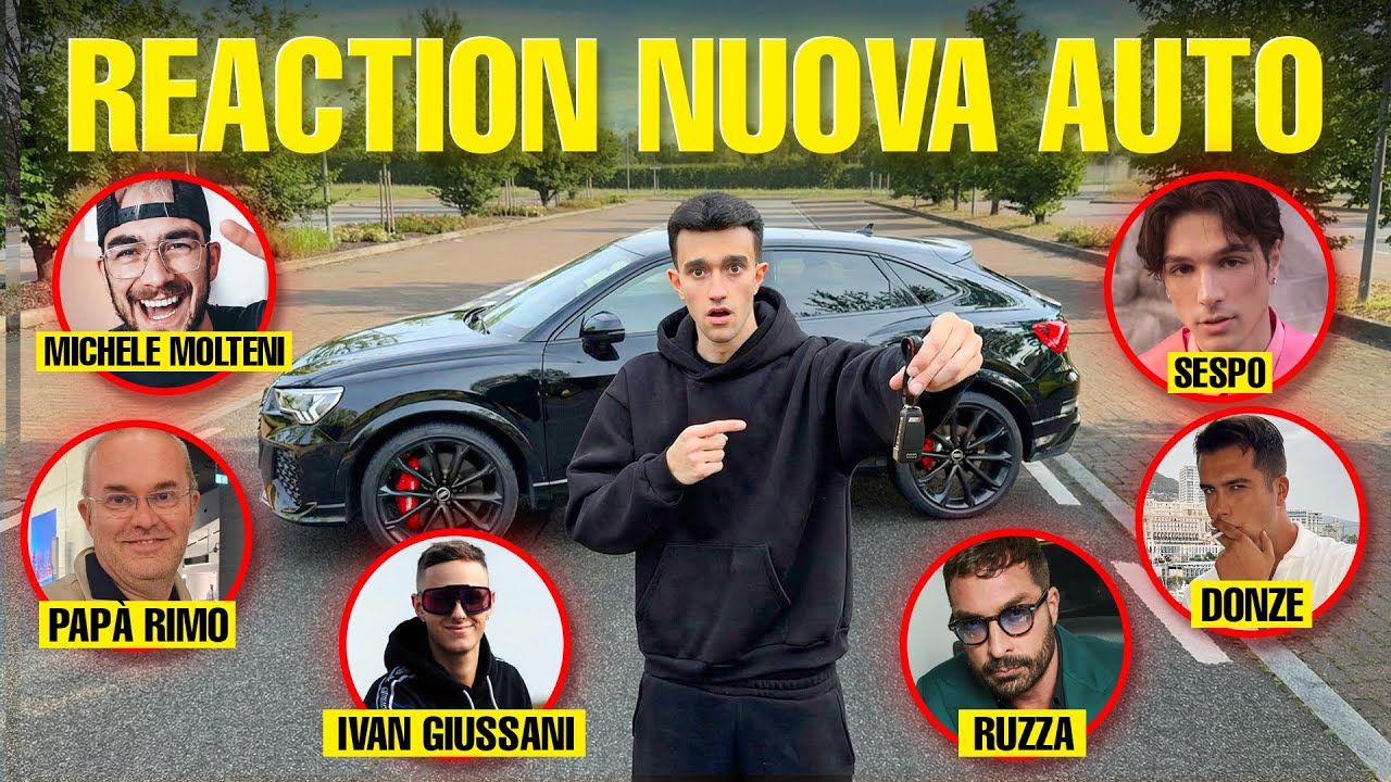 MIO PAPÀ e YOUTUBER REAGISCONO alla MIA NUOVA AUTO! *COMMOVENTE*