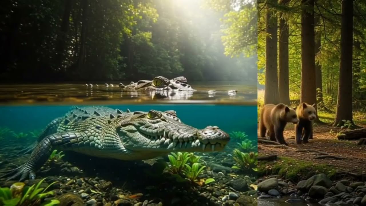 “Inside the Amazon Jungle: Untold Life of Wild Animals!”🐆🦌