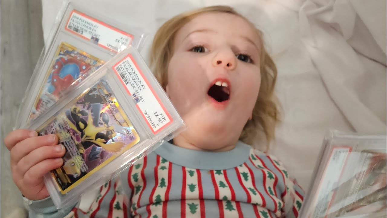 PSA case setup filled with pokemon!!!!