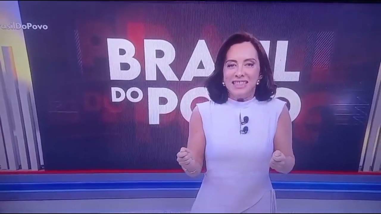 Estreia da jornalista katiuzia Rios no Brasil do Povo na RedeTV
