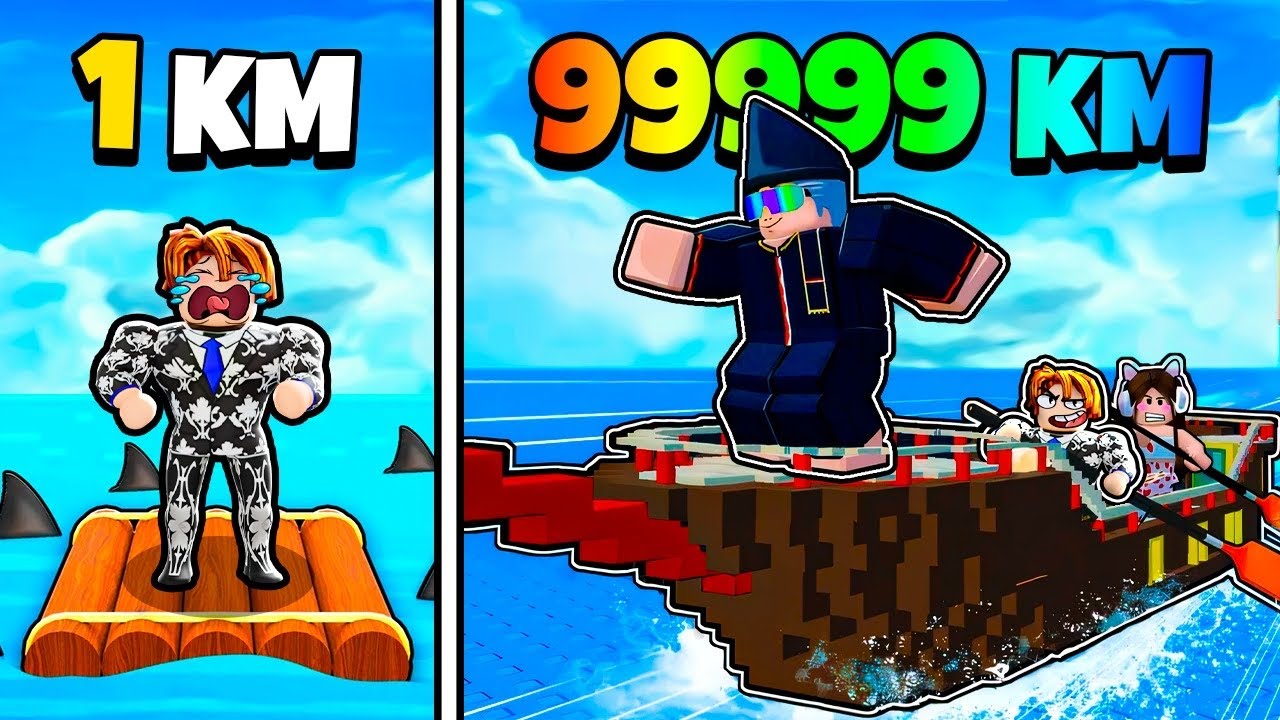 TODOS POSSUEM A PIOR JANGADA DO MUNDO ENTÃO CONSEGUI O MENINO QUE FARMA AURA COM ROBUX INFINITO 🤑🤑🤑