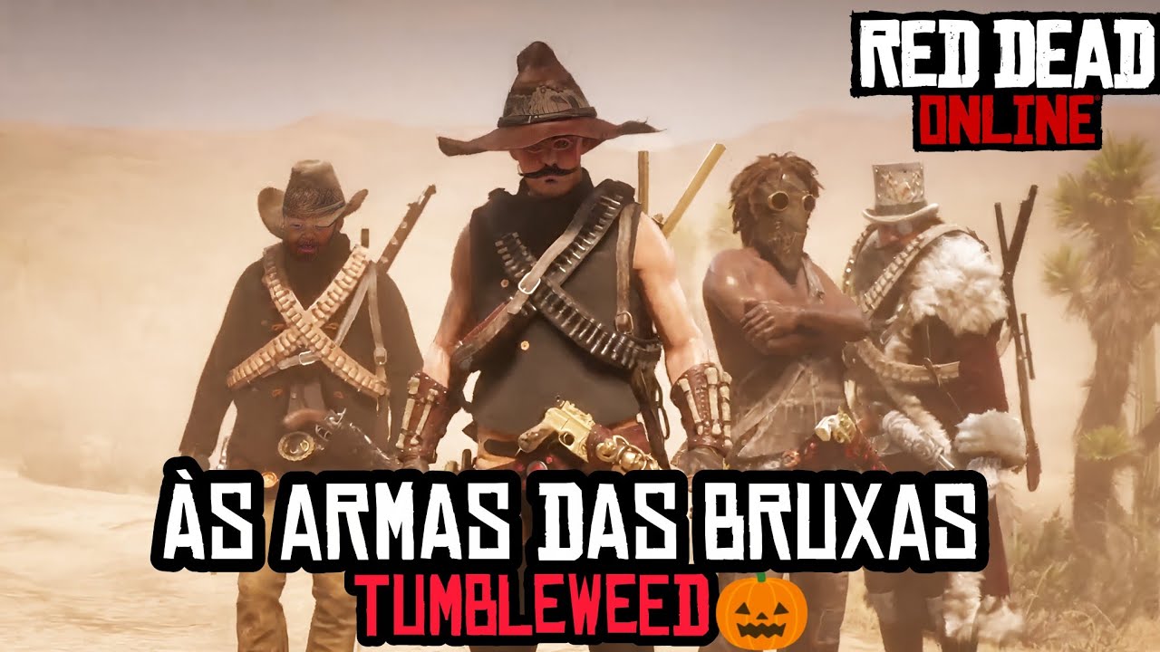 &Agrave;S ARMAS DAS BRUXAS🎃 EM TUMBLEWEED | RED DEAD ONLINE 2025 🤠💯