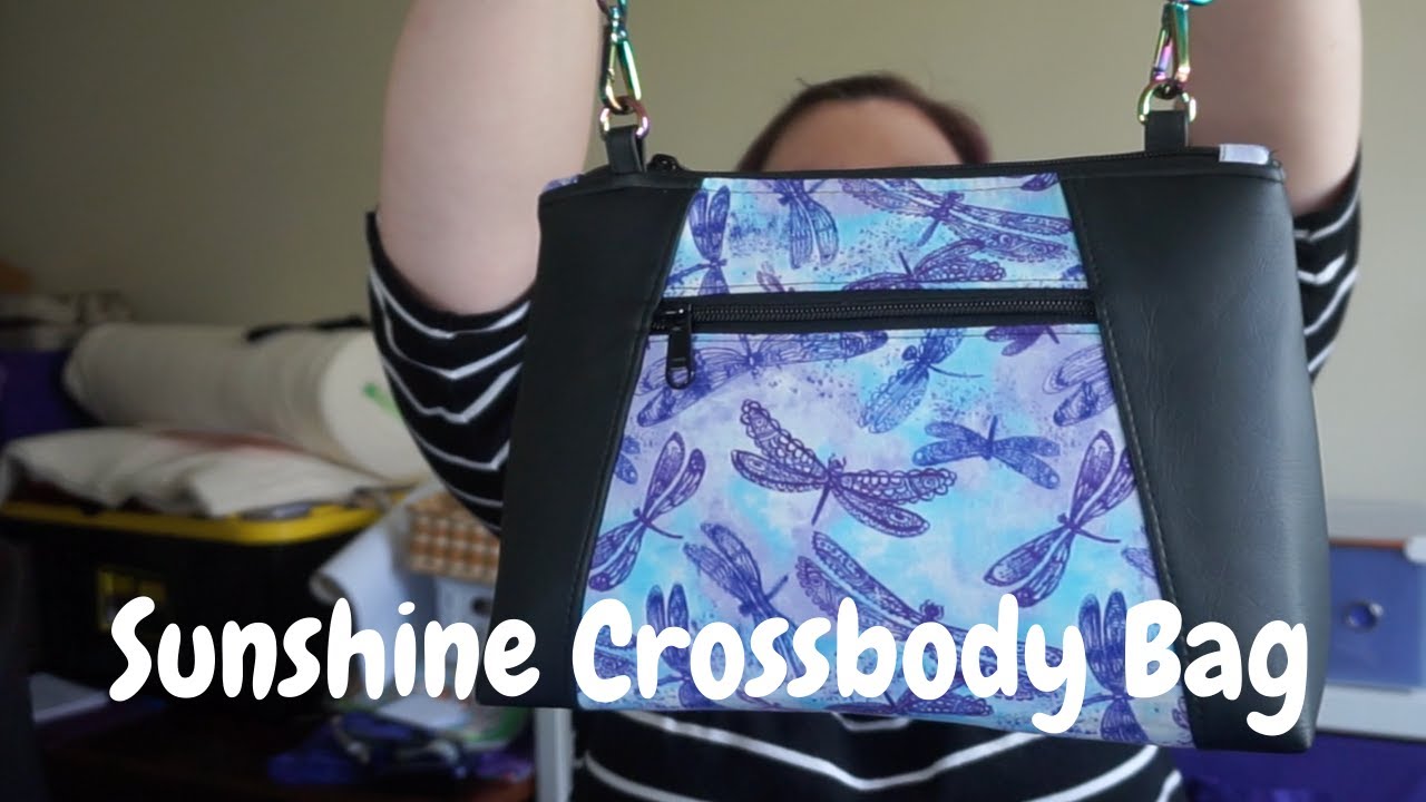 Sunshine Crossbody Pouch by Bagstock Designs Pattern Review - Free pattern!!