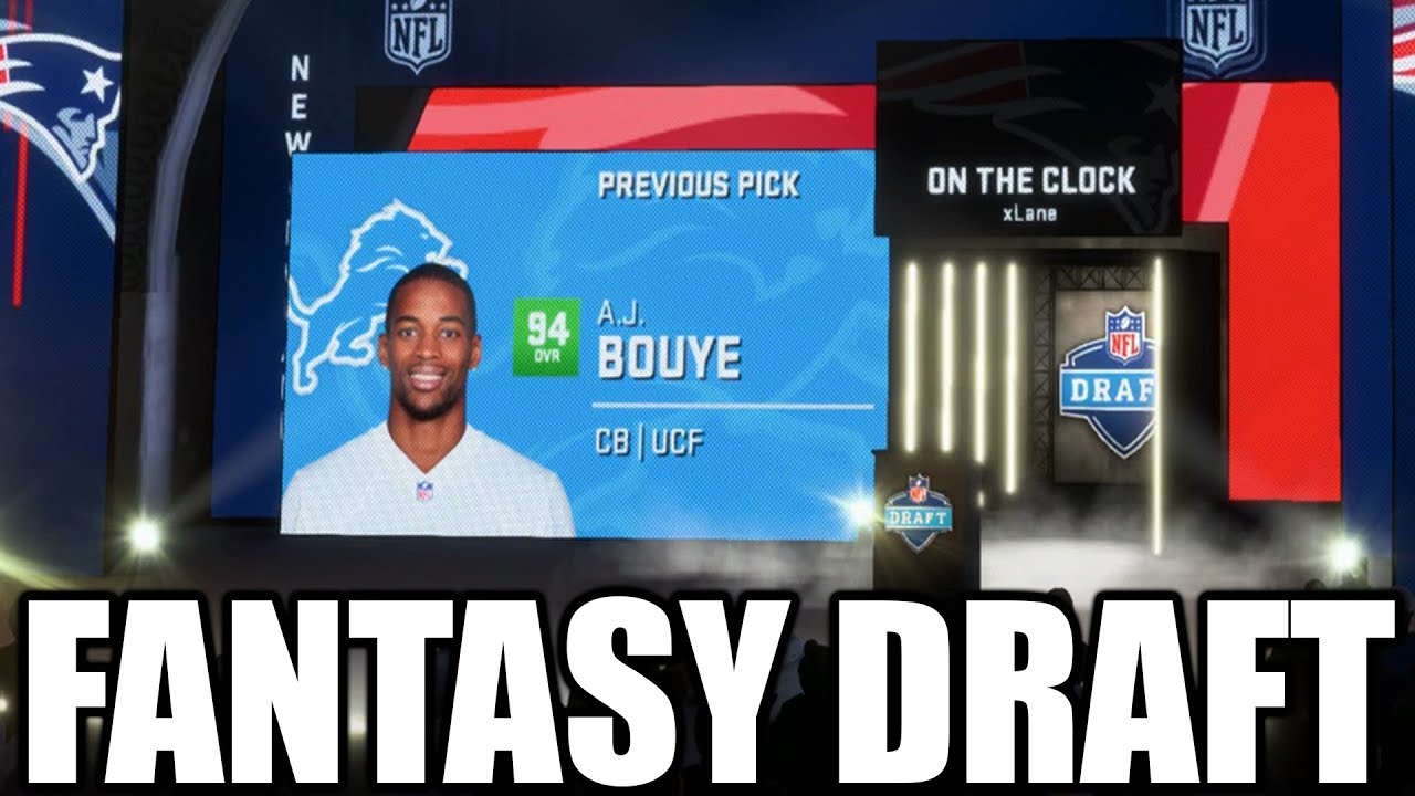 My First Madden 19 Fantasy Draft - Madden 19 Fantasy Draft