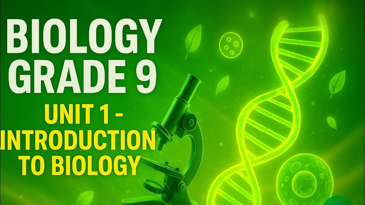 Biology Grade 9 Unit 1 – Introduction to Biology #biology #grade9 #quiz #ethiopianstudytips