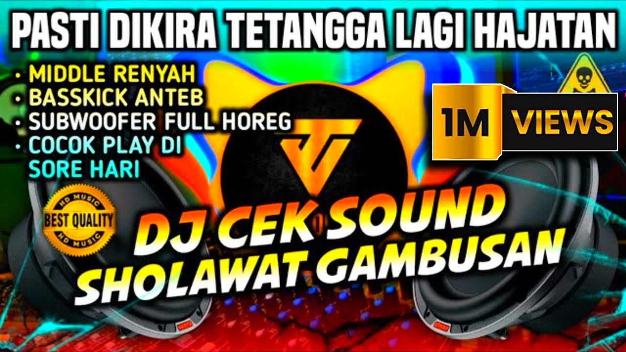 [HD QUALITY] DJ CEK SOUND ACARA HAJATAN • SHOLAWAT GAMBUS SALAMIMBAID FULLBASS HOREG 🔊