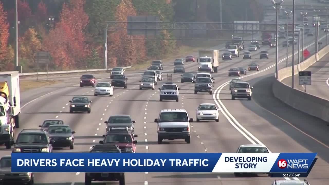 Drivers face heavy holiday traffic