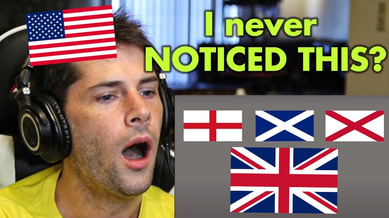 American Reacts to What Does the UK Flag Mean?
