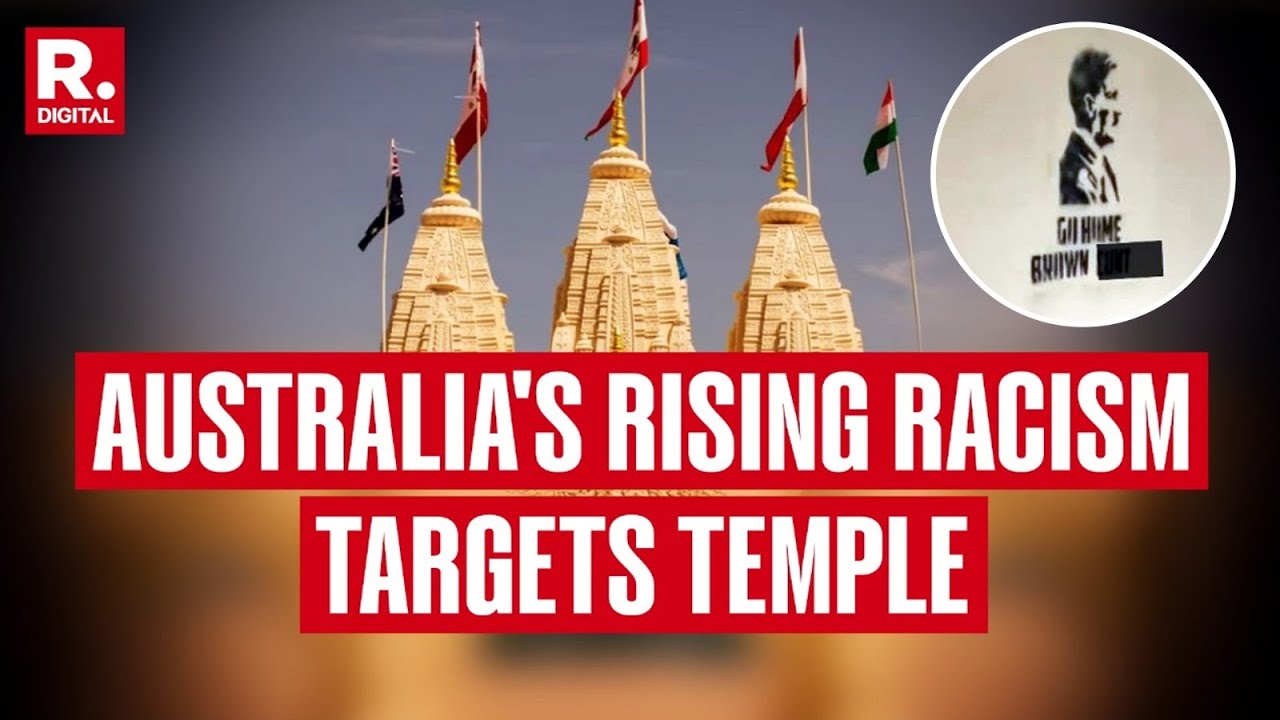 Indian Hate Crime: Hindu Temple Defaced With Filthy Graffiti Sprayed On Wall | Australia