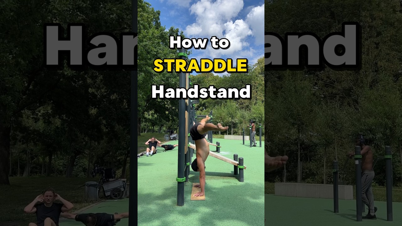 How to do STRADDLE Handstand 👍