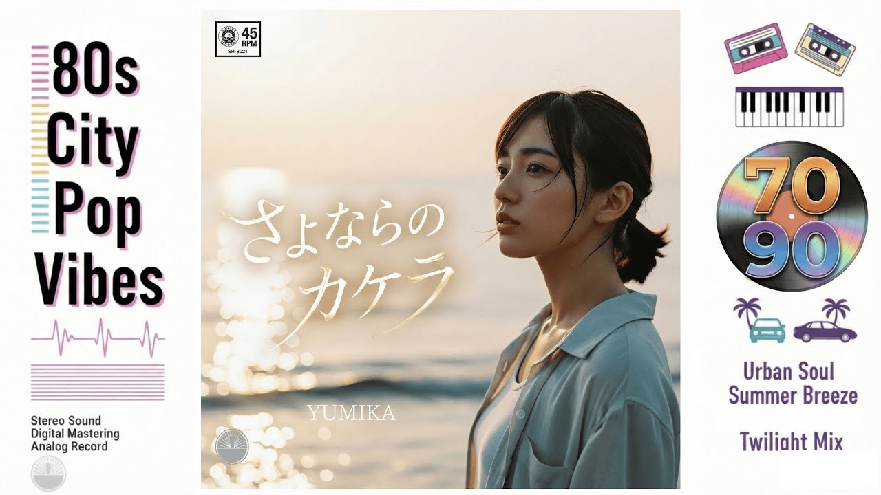【80s vibes City Pop / AOR / 自作詩×AI作曲】 YUMIKA 「さよならのカケラ」