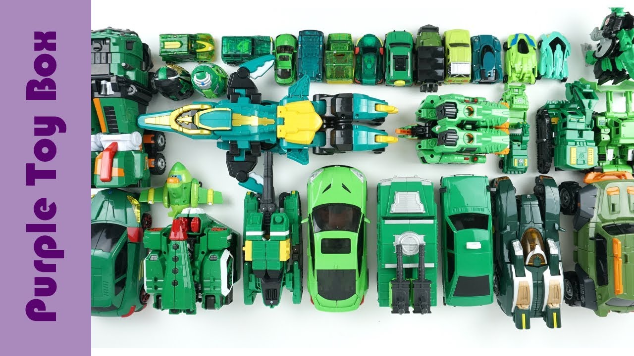 31 Green Transformers Car Airplane Dinosaur Robot Toys