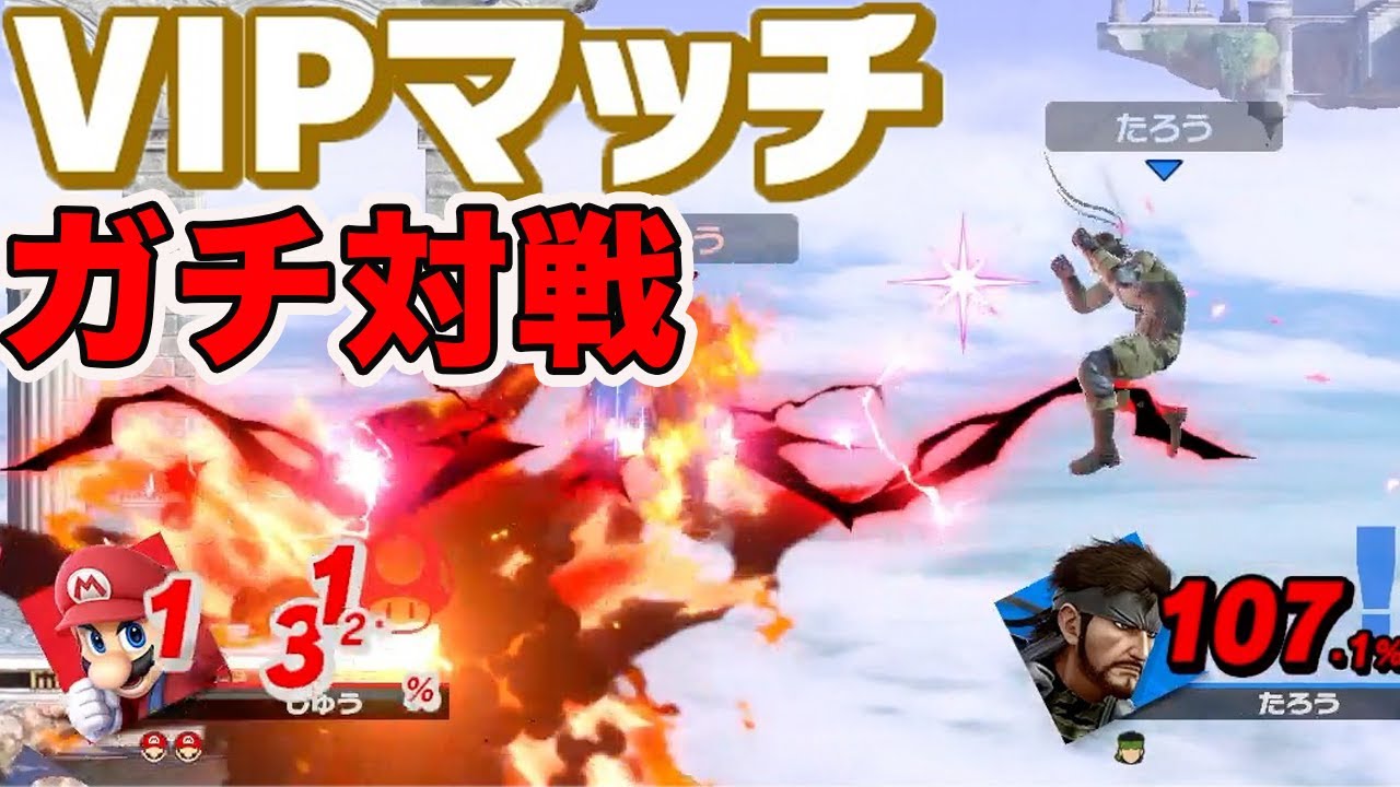 VIP環境でスマブラガチ対戦