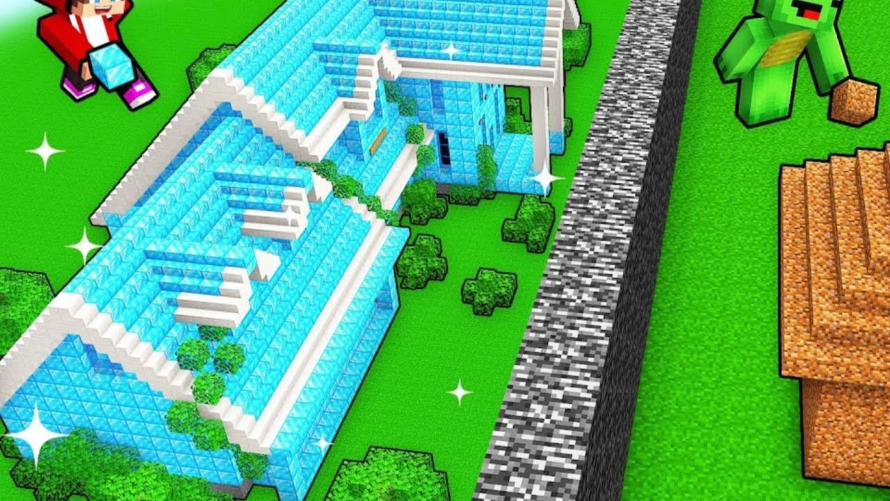 我的世界：杰杰和麦琪随机建筑建造大赛，谁才是建筑大师？