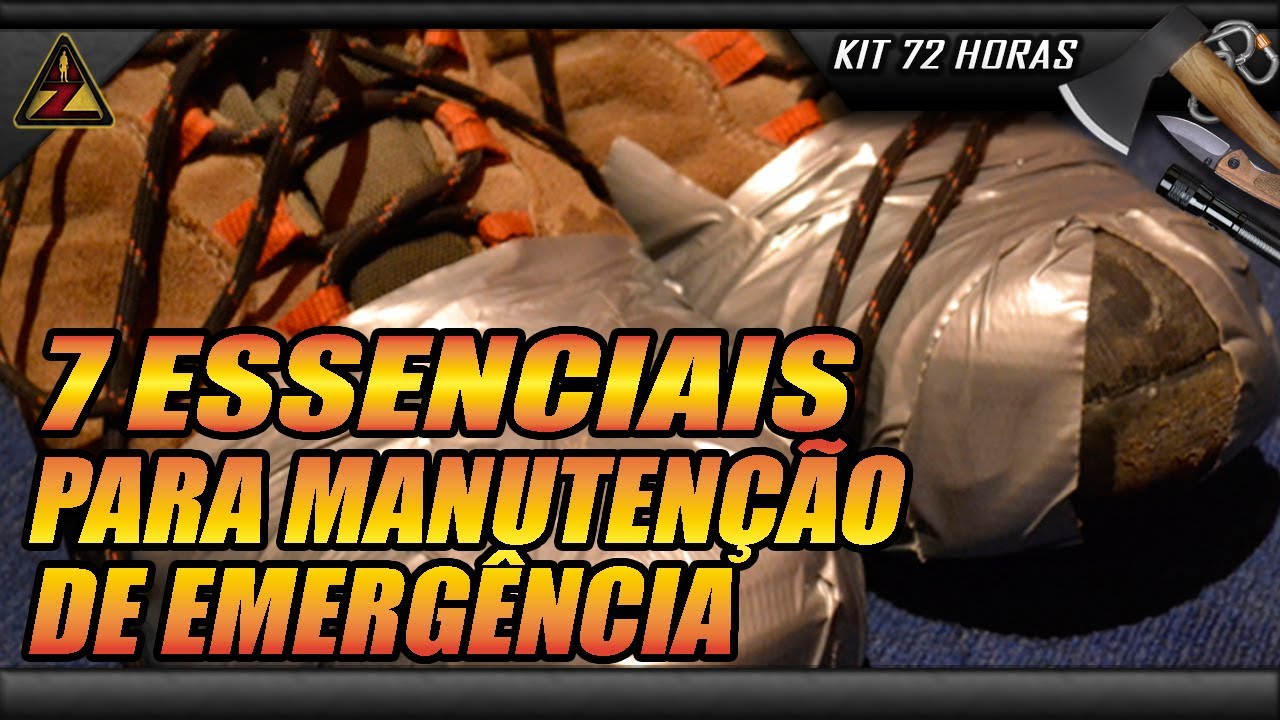 7 MATERIAIS ESSENCIAIS PARA MANUTENÇÃO DE EMERGÊNCIA - #AREAZ #PREPPERS #SOBREVIVENCIALISMO