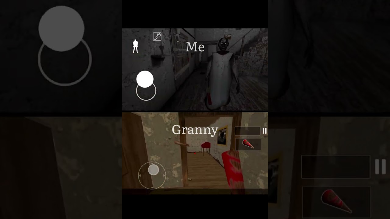 Me vs Granny 😂 ⚰️ #granny #casper #horror #slendrina #dvloper