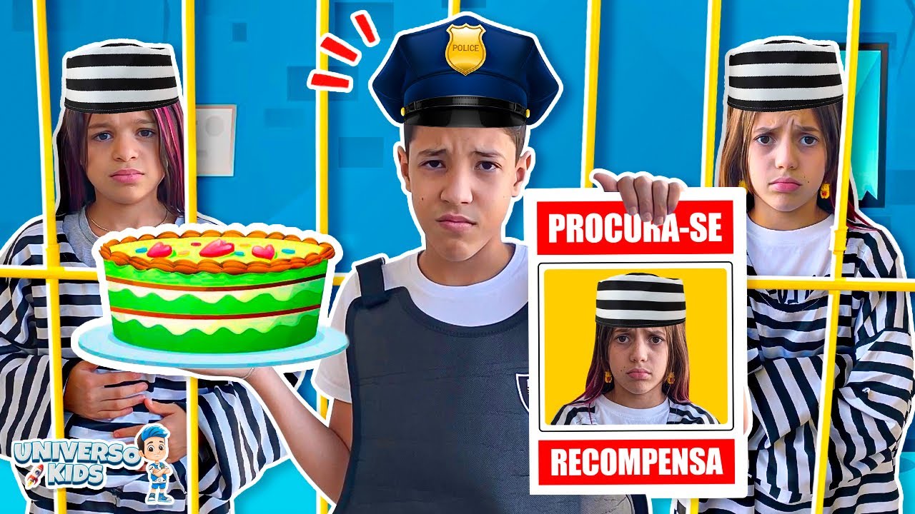 Policial Henrique desvenda o Mistério do Sumiço do Bolo - Universo Kids
