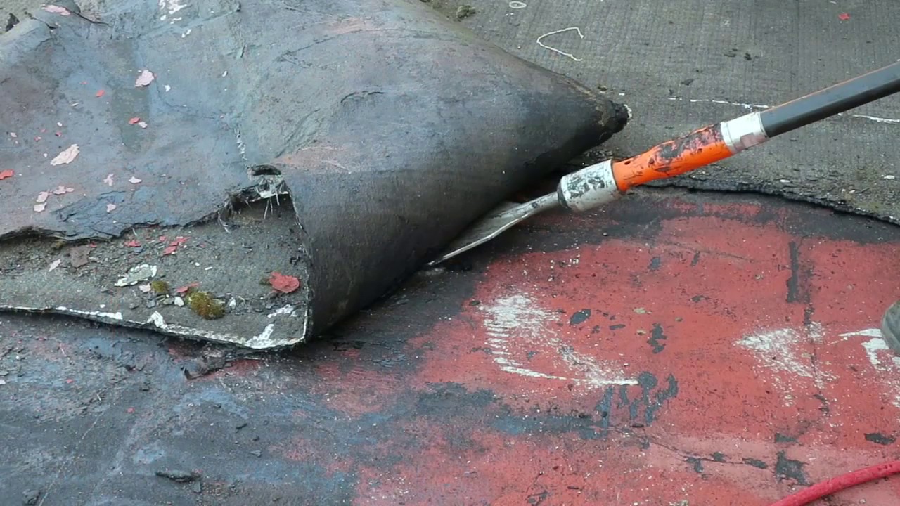 Retirer une membrane d'étanchéité bitumineuse - Etanchéité | SCRAP'AIR