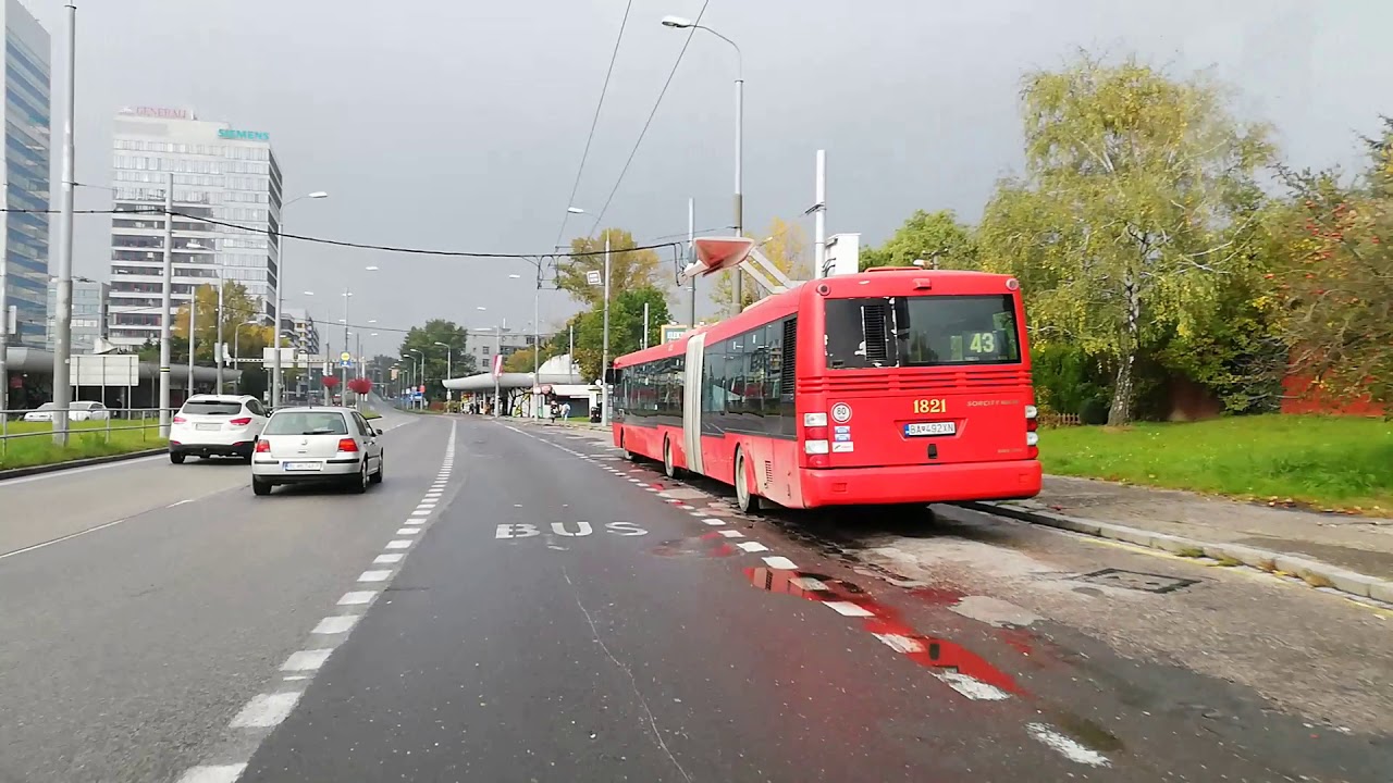 SJ Vozovňa Jurajov dvor - Volkswagen, VW2 cez Pražskú a D2 10/20