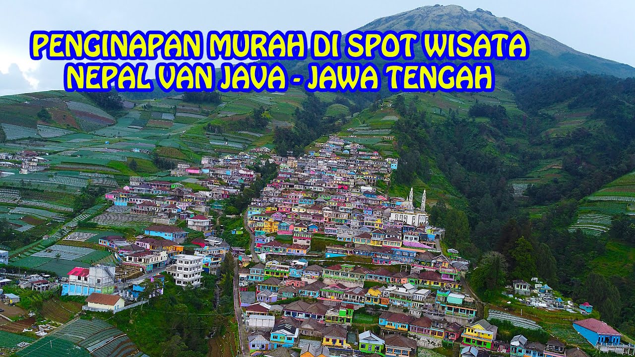 REVIEW PENGINAPAN MURAH di NEPAL VAN JAVA, spot wisata viral serta full trip ojek perjalanan turun