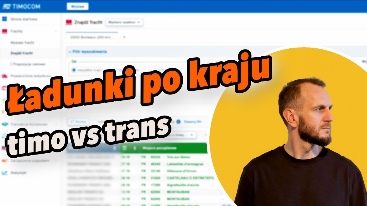 Ładunki po kraju: TIMOCOM vs TRANS.EU – Gdzie jest więcej ładunków?
