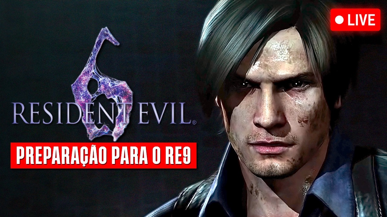 Chegou a hora... Primeira Vez no RESIDENT EVIL 6 (Leon) Parte 1 - Preparação para o RE9