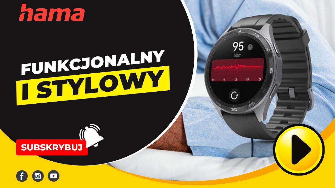 Smartwatch HAMA 7010 GPS Amoled | Wideoprezentacja