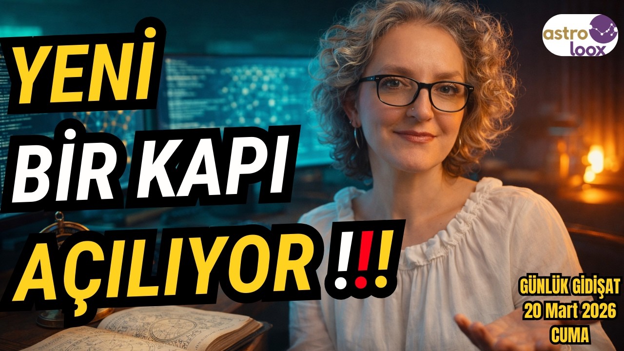 YENİ BİR KAPI AÇILIYOR! 20 Mart 2026 Cuma Günlük Astroloji Yorumu! #astroloji #gündem #bayram