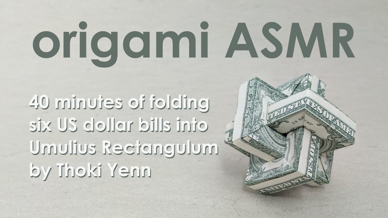 Origami ASMR: Dollar Impossible Rectangle 