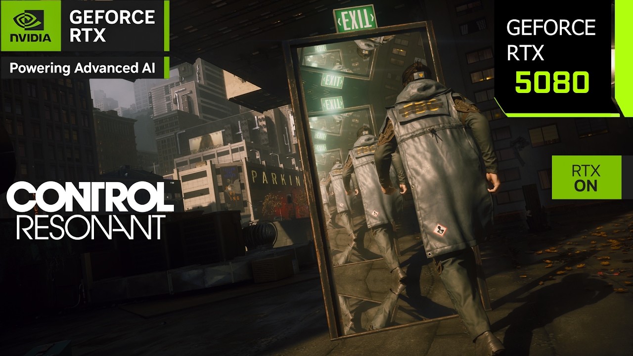 CONTROL Resonant | RTX 5080 4K, 1440p DLSS 4.5 Multi Frame Generation & Path Tracing