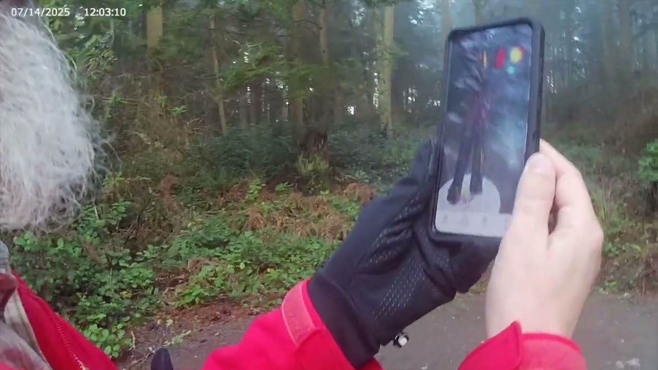 Exploring the Price Sculpture Forest with some awesome Augmented Art that starts at the 3:05 mark