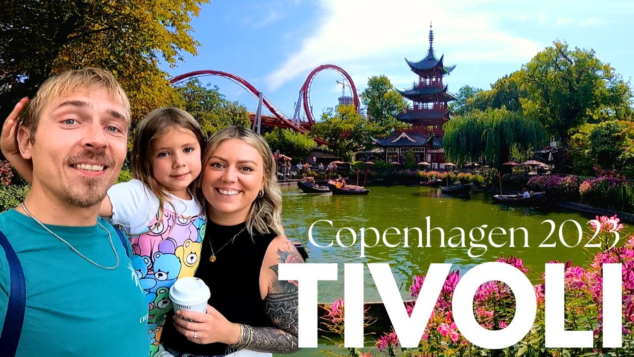 Exploring Tivoli Gardens in Copenhagen 2023 | Roller Coasters, Food, and Fun! 4K