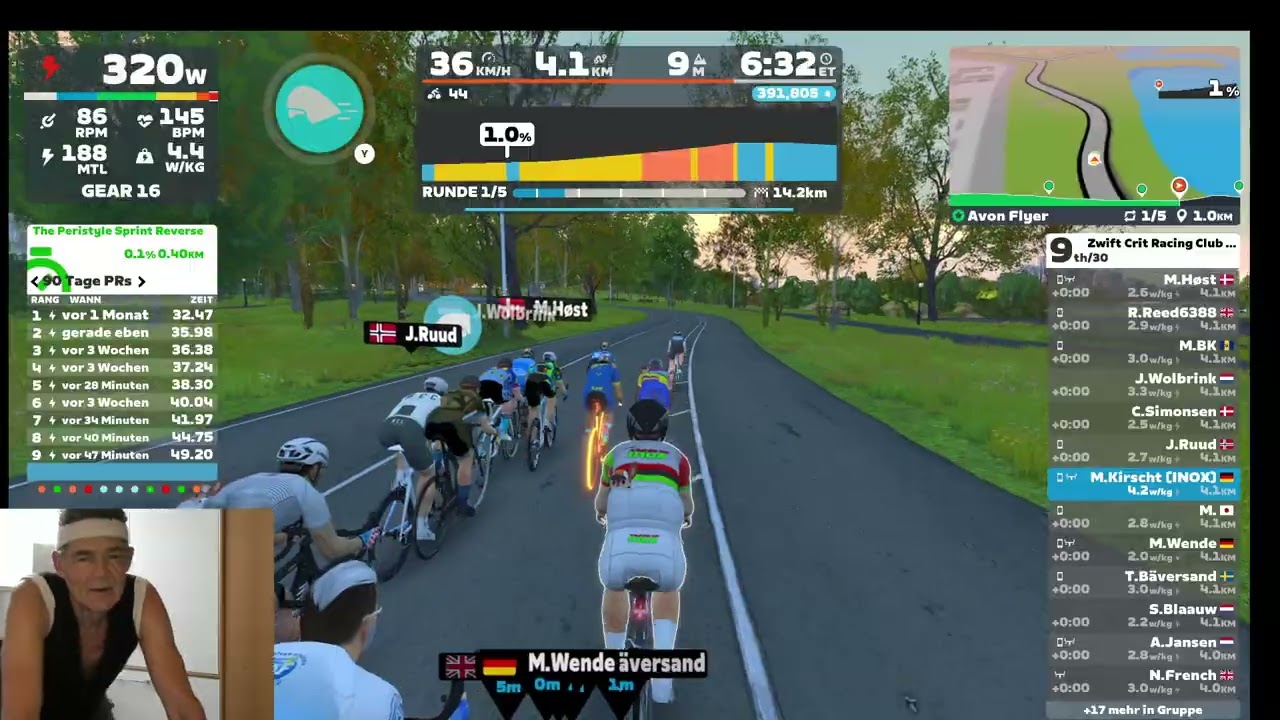 2026 01 12 15 41 Zwift 20km Crit Racing Avon Flayer als Vorbelastung für WTRL