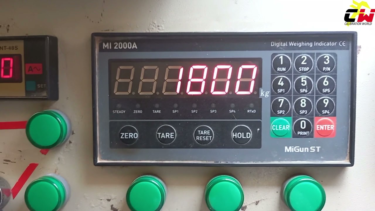 CALIBRATION OF MIGUN ST MI2000A WEIGHING INDICATOR | HOW TO CALIBRATE MIGUN ST MI2000A |