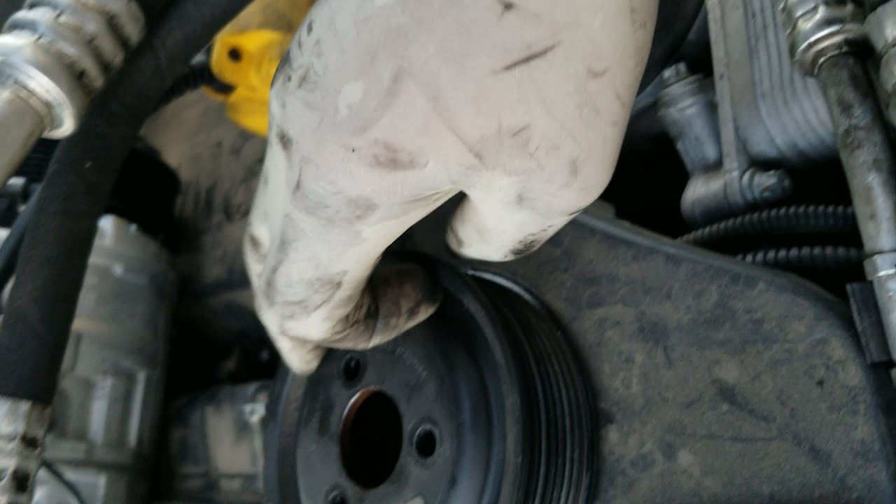 how to replace power steering pump on BMW 2013 x35i