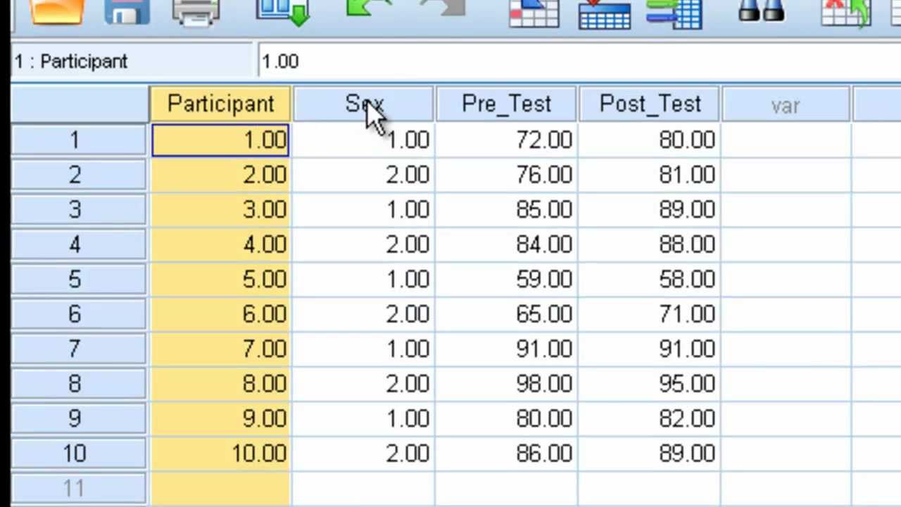 Paired Sample t-test
