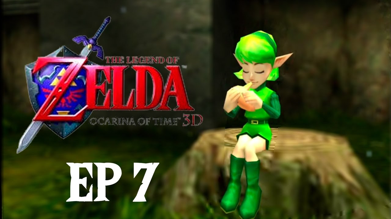 THE LEGEND O ZELDA OCARINA OF TIME 3D #7 - A CANÇÃO DE SARIA!